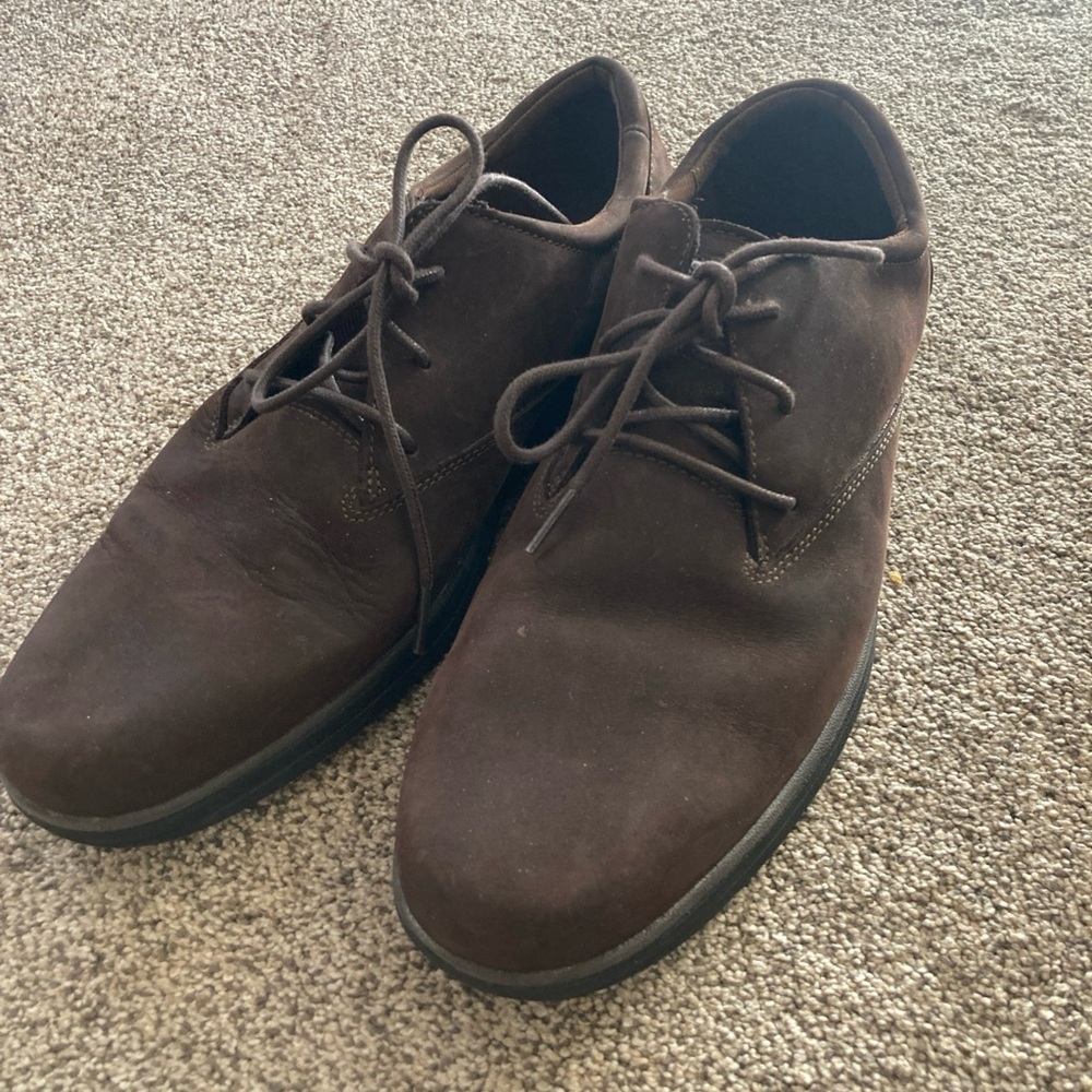 Timberland Men’s Oxfords Brown Earth Keepers New Buck Leather 5423A Size 11 M